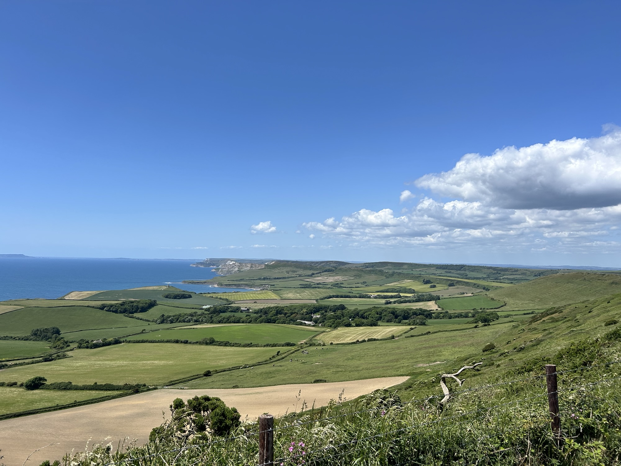 Panorama depuis Swyre head